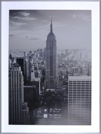 Fotolijst - Henzo - Manhattan - Fotomaat 70x100 cm - Zilver