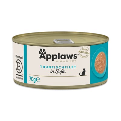 Voordeelverpakking Applaws Kat in Saus 12 x 70 g - Tonijnfilet