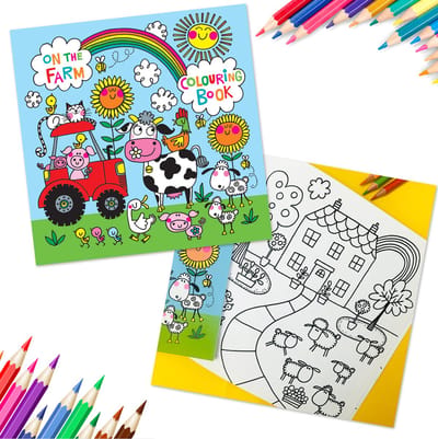 Kleurboek Boerderij – Kleurboek voor Kinderen en Kleuters - Cadeau Kind