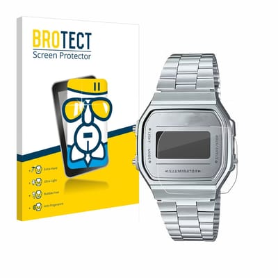 Screenprotector voor Casio A168WEM-7EF Beschermglas transparant