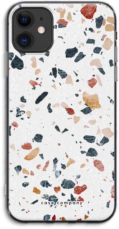 Case Company® - Hoesje geschikt voor iPhone 11 hoesje - Terrazzo N°4 - Soft Cover Telefoonhoesje - Bescherming aan alle Kanten en Schermrand