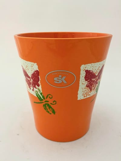 Bloempot Merina Butterfly oranje