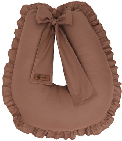 Mordesign Ruffle Brown Voedingskussen
