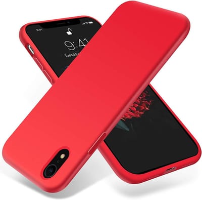 HB Hoesje Geschikt voor Apple iPhone XR - Rood - Siliconen Back Cover