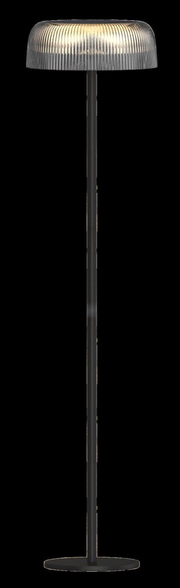 Luxform - Hybrid, 1x Yukon floor lamp, 200LM, gunmetal grey, 1xPDQ