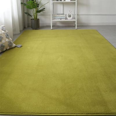 Grand tapis nordique moelleux en velours de corail, pour Salon, décoration douce pour la maison, chambre à coucher, chambre d'enfant, décoration en peluche pour Salon 160X200cm rouge