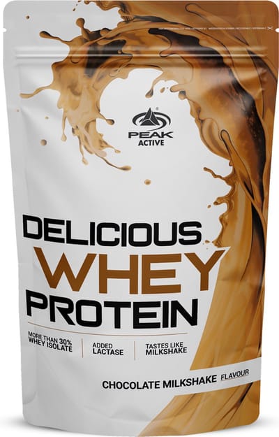 Peak Delicious Whey Protein (450g) Chocolate Milkshake - Eiwitten - Wei-eiwit Mix