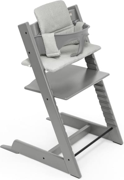 Ergonomische Houten Kinderstoel met Zitverkleiner voor Baby's en Peuters