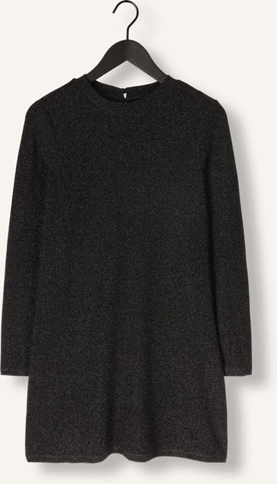 Object Objfilipa L/s Re Short Dress Dames - Jurk - Zwart - Maat XS