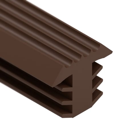 Trapstrip antislip - Antislip Infrees Trapprofiel - 12mm Rol 25 meter - Antislipstrip voor houten trap - bruin