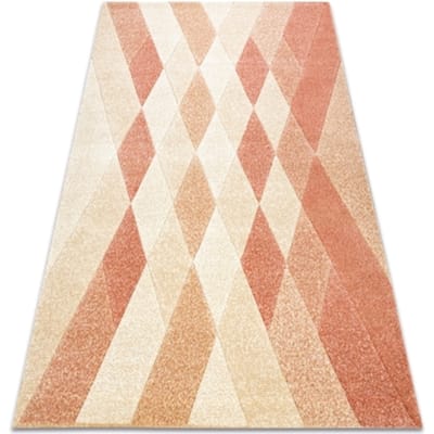 Kleden Rugsx Tapijt FEEL 5674/17911 RUIT , beige /terracotta 140x190 cm
