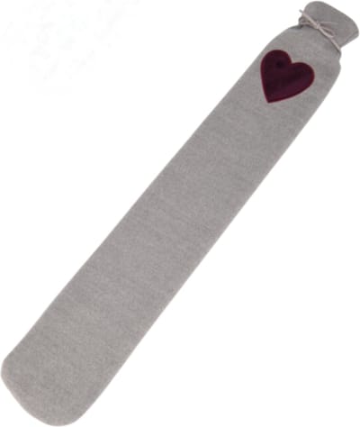 Home & Styling Warmwaterkruik Lang Hartje - 72cm - Grijs