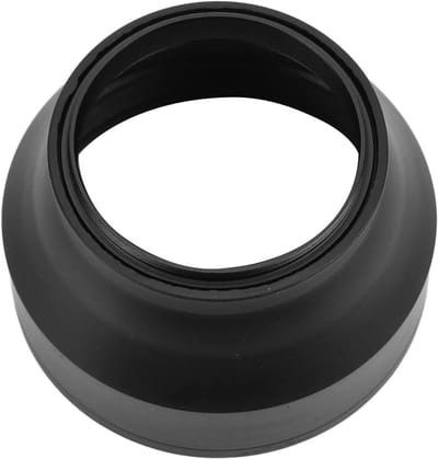 Dailygoods - Inklapbare Rubber Lens Hood - Verstelbare Camera Lens Hood - 49mm - Camera Accessoire - Bescherming tegen Zonlicht - Geschikt voor Digita...