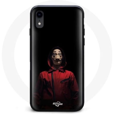 Coque - La Casa De Papel - Iphone XR - Souple - Noir - Design inspiré de la série
