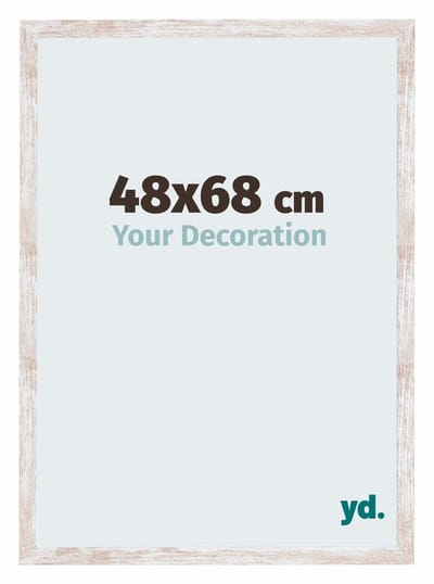 Your Decoration - Fotolijst 48x68 cm - MDF - White Wash - Catania