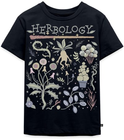 Harry Potter Herbology Botanisch Kruiden Ontwerp Premium T Shirt Kinderen