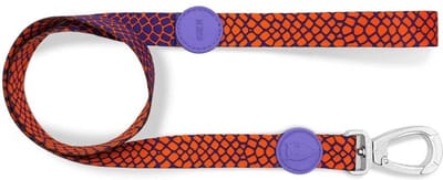 Morso - Hondenriem - Gerecycled - Urban Lizard Rood - S - 120X1,5 cm