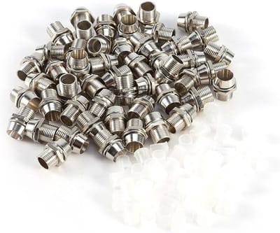 Set van 50 LED Lamp Holders met 5 mm Dioden voor Displayborden en Verlichting Accessoires met Schroefdraad