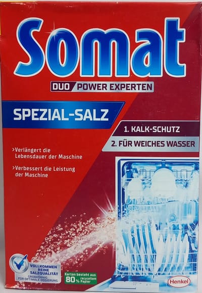 Vaatwaszout Henkel - Zout vaatwasser - Regenereerzout vaatwasser - Onthardingszout vaatwasser - Voordeelverpakking 4 x 1,2 kg