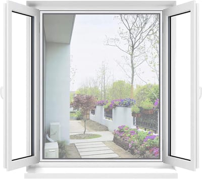 Raam insectenhor - Muggenhor raam - Insecten buiten houden - Zonder boren te plaatsen - 120 x 160 cm - Grijs