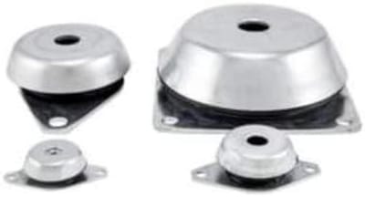 Machinevoet - Trillingsdemper - Apparatuur Stabiliseren - Zachte Demping - 181x181x63 mm - Zwart