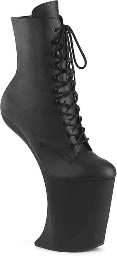 Pleaser - BEWITCHED-1020 Plateau Laarzen, Paaldans schoenen - US 7 - 37 Shoes - Zwart