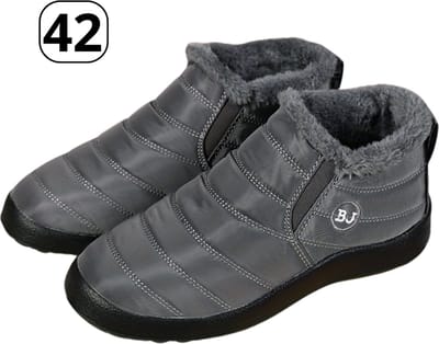 Nivard Antislip Sneeuwboots - Snowboots - Wintersport Sneeuwschoenen - Ski Gadgets Voor Heren - Maat 42 - Grijs
