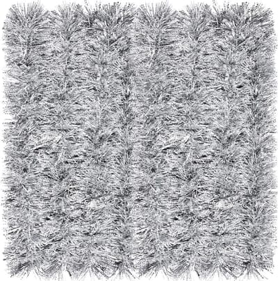 Solidchoice - 10M Zilveren Kerst Tinsel Garland voor Versiering