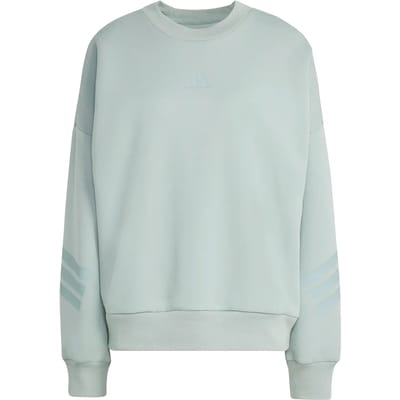 Adidas Future Icons 3 Stripes Sweatshirt Grijs S Vrouw