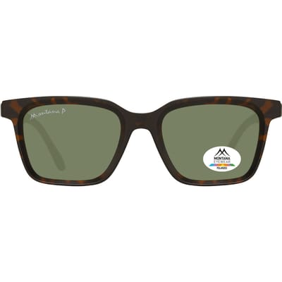 Sonnenbrille Montana mit rauchpolarisiertem Glas, matt, Schildkröte