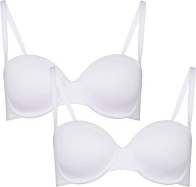 T-Shirt BH Stepy Soft WDP (2-er Pack) Met naadloze cups, gevoerde cups en multiway-bandjes, veelzijdig draagbaar