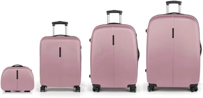 Koffer Set - Reisbagage Vierdelig - Vakantie Voorbereiding - Vier Zwenkwielen - 54x29x77cm - Zwart