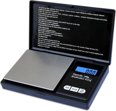 New Age Devi - Professionele precisie-weegschaal - 001 gram nauwkeurig tot 200 gram