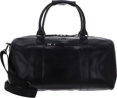 BUCKLE & SEAM Leren Reistas Willow Blu Weekender Black Zwart