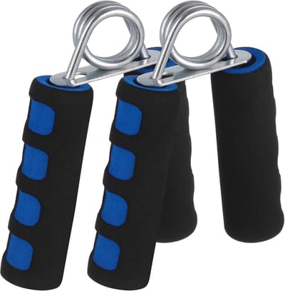 Handtrainers voor Volwassenen en Kinderen - Handspier Trainer met Vinger Dumbbells voor Fitness en Pianisten (Blauw)