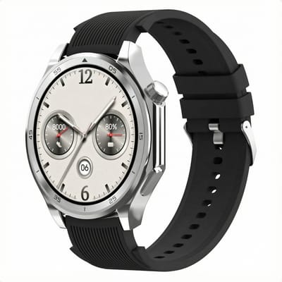 imoshion Siliconen bandje voor de OnePlus Watch 3 / 2 / 2R / Oppo Watch X2 / X - Zwart