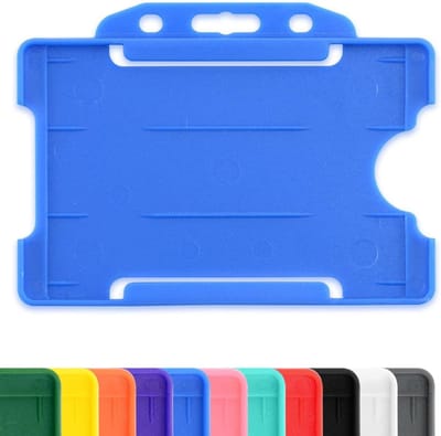 ID Kaarthouders - Badgehouders - Identificatie Tonen - Bescherming Magneetstrip - 86x54mm - Blauw