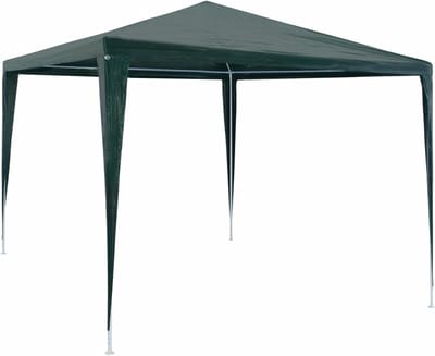 Groene Partytent - Tuinpaviljoen Luifel - Buitenfeesten Organiseren - UV en waterbestendig - 3x3 meter - Groen