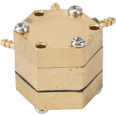 Régulateur de Pression d'Eau Dentaire Hexagonal 3mm Vanne d'Eau Dentaire en Cuivre à Haute Passabilité pour Dentaire
