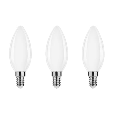 Modee E14 LED Lamp 7W - 806lm - 4000K - Neutraal Wit - LED Filament Melkglas Kaarslamp B35 - Vervangt 50W Halogeen Gloeilamp - 3 stuks