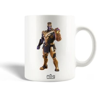 Mug en Céramique - Fortnite - Thanos - 30cl - Compatible Lave-Vaisselle - Blanc