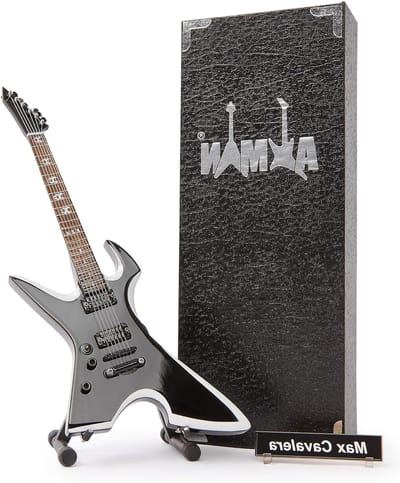 Miniatuur Gitaar Replica - Sier Gitaar - Decoratie - Handgemaakt - 10 inch - Houtkleur