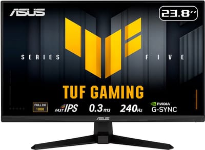 ASUS TUF Gaming VG249QM5A - FHD Fast IPS Gaming Monitor - 240Hz - 0.3ms - 24 Inch