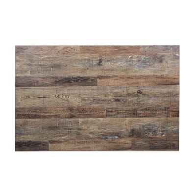 Bolero Voorgeboord Rechthoekig Tafelblad Urban Dark 1100x700mm - Bolero DT440