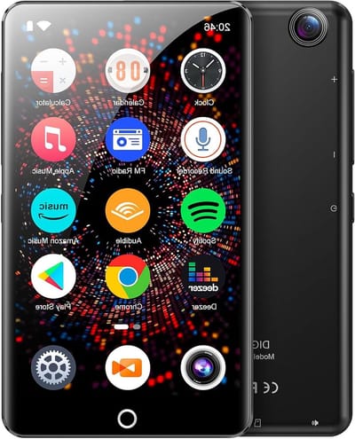 MP3 Speler - Muziekspeler - Muziek Luisteren - Android Touchscreen - 80GB Opslag - Zwart
