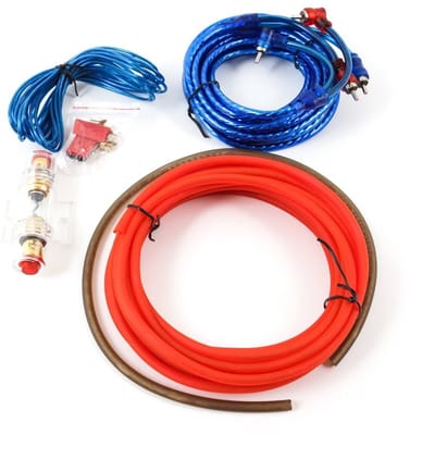 IMstore - Car HiFi Amplifier - Complete set - 5 m power cable - Actieve subwoofer - Hoogwaardige verbinding - Geschikt voor auto - Inclusief access...