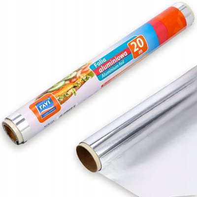 Ravi Breakfast & Baking Aluminium Foil Roll, Grootte 2000 X 29 cm, Multi Colour, One