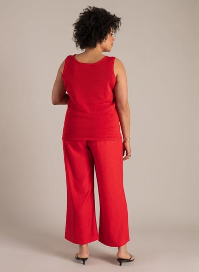 YEST CURVE Nikaia Tops - Hot Red - maat X-0(44)