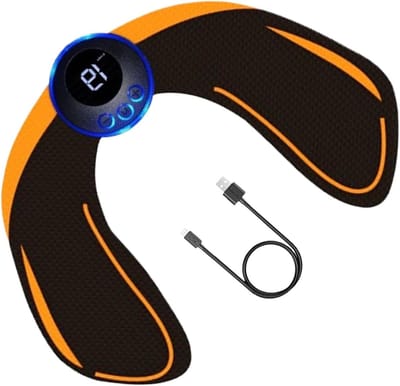 Bilspiertrainer - Heup trainer - Spier versteviging - 19 instelbare modi - 25.5 x 20.5 cm - Zwart