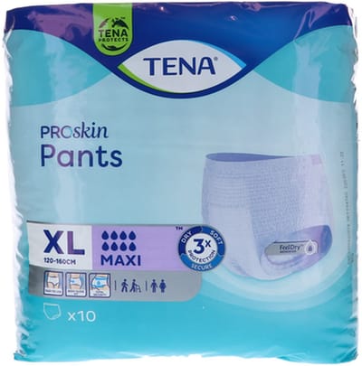 TENA Pants Maxi - X-Large, 10 stuks . Voordeelbundel met 4 verpakkingen